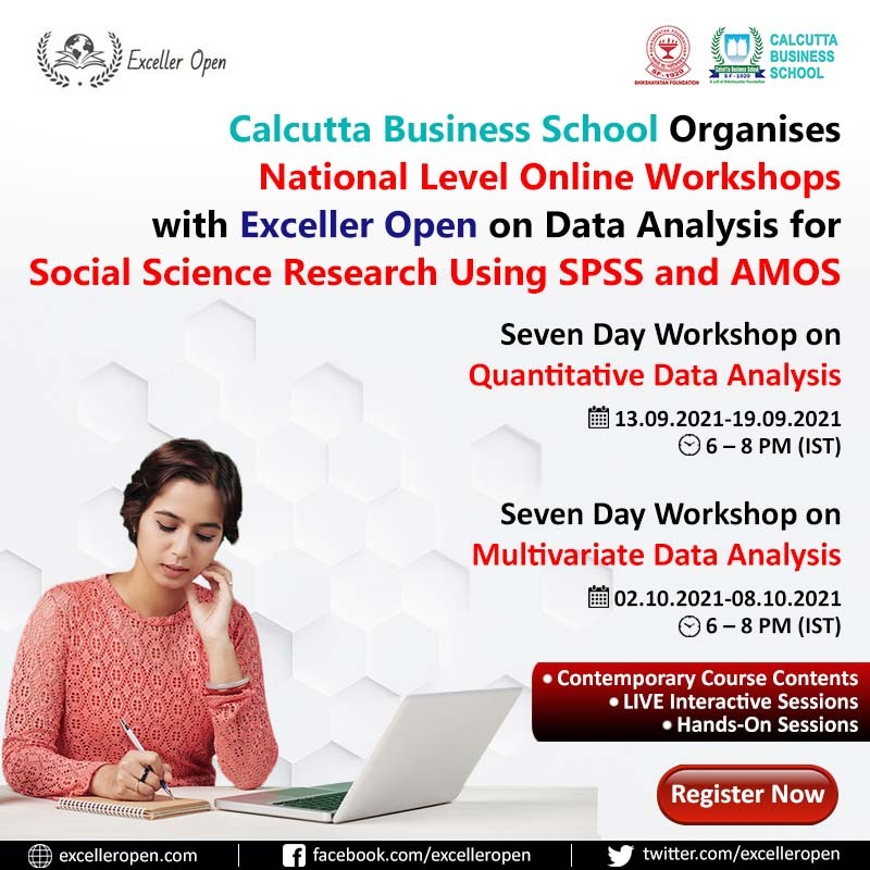 Seven Day National Level Online Workshop on Multivariate Data Analysis for Social Science Research Using SPSS and AMOS